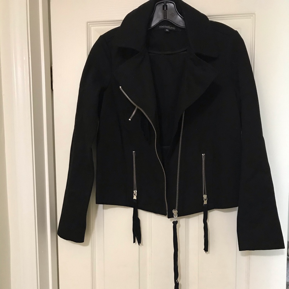 Timo Weiland Fringed Motorcycle Jacket